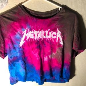 Metallica crop tee